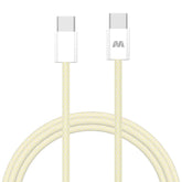 MyBat USB - C to USB - C Premium Braided Cable (L=3 FT) - Pink - MyBat Pro